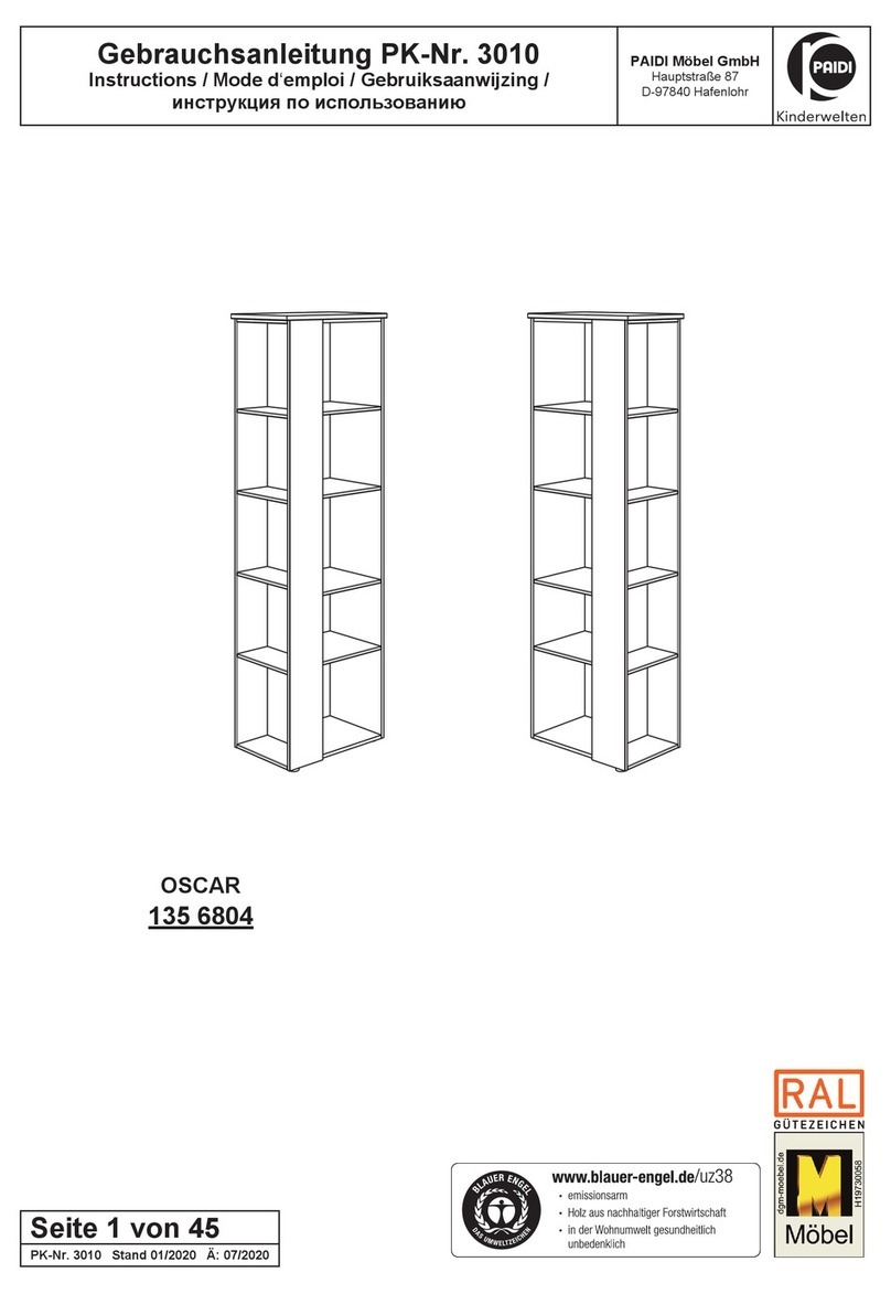 PAIDI OSCAR 135 6804 User manual