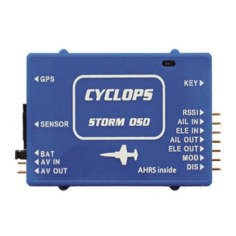 CYCLOPS STORM OSD Series manual