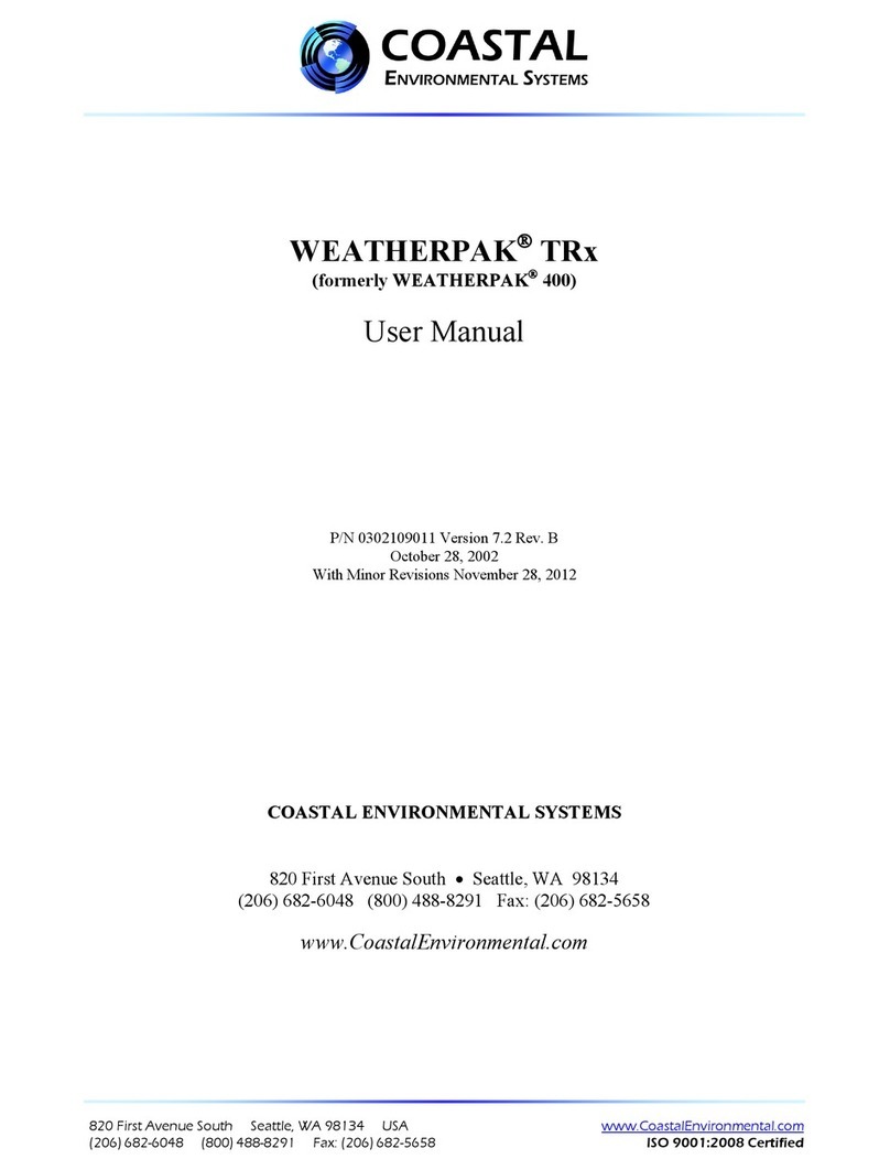 Coastal WEATHERPAK TRx user manual
