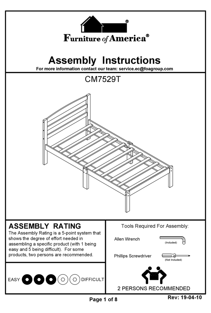Furniture of America CM7529T User manual