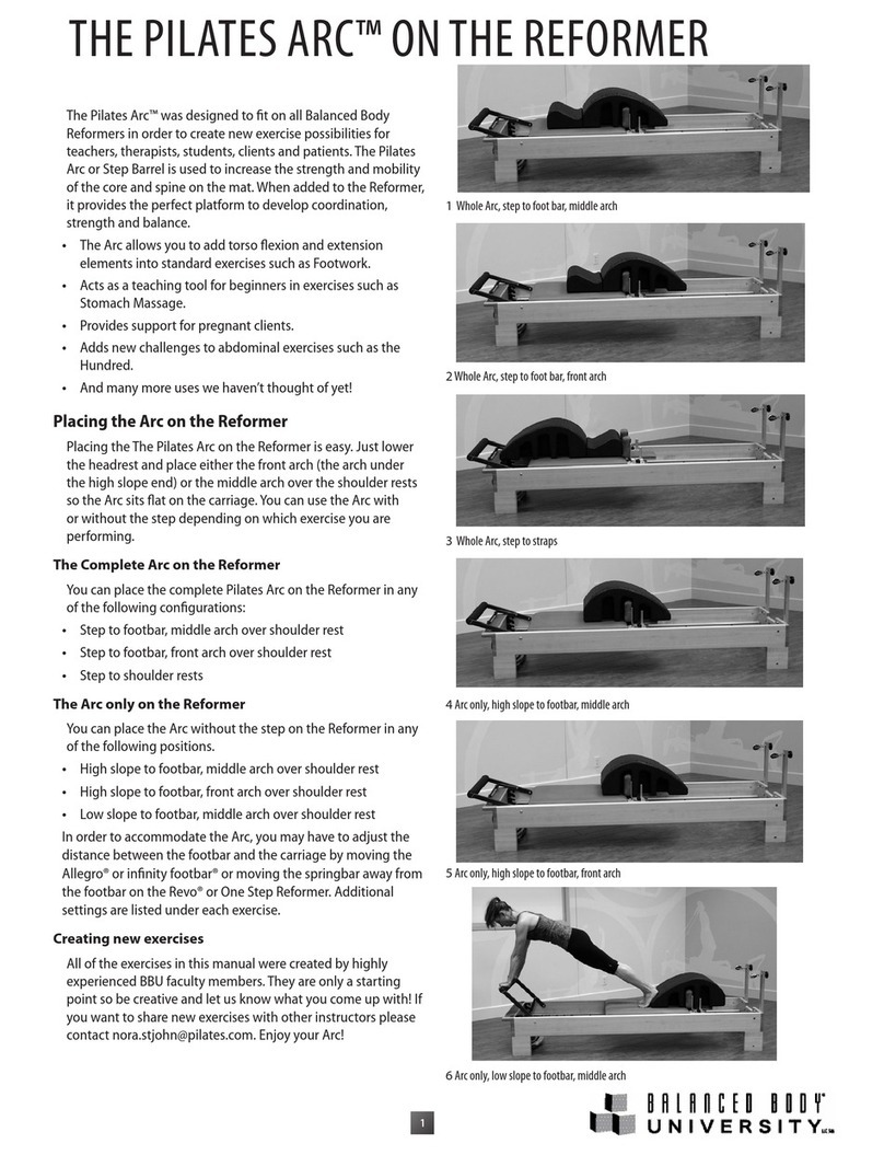 Balanced Body Pilates Arc User manual Balanced Body Pilates Arc User manual