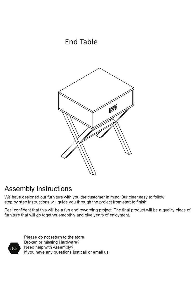 convenience concepts Designs2go Landon 203145BL Assembly instructions
