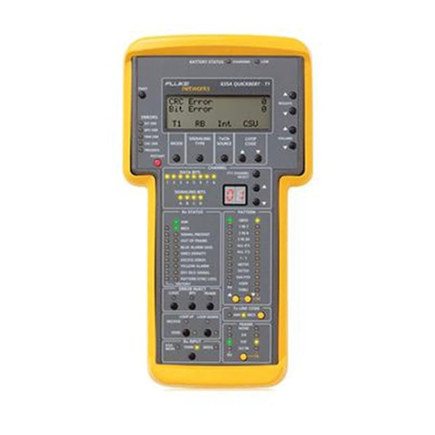 Fluke 635 QuickBERT-T1 Configuration guide
