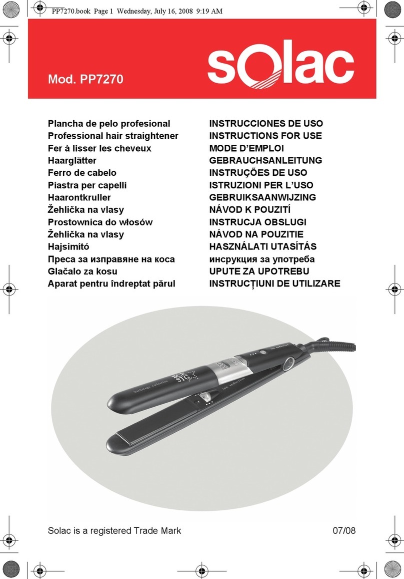 SOLAC PP7270 User manual