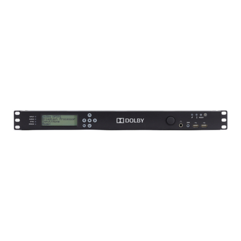 Dolby Laboratories DP590 User manual