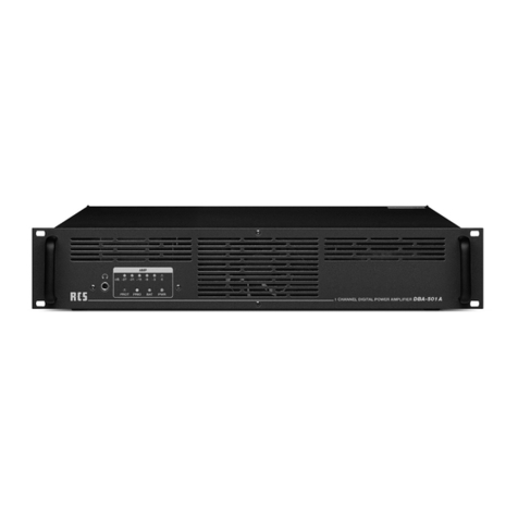 RCS AUDIO-SYSTEMS DBA-501A operating instructions