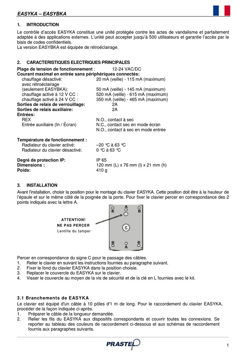 PRASTEL EASYKA manual