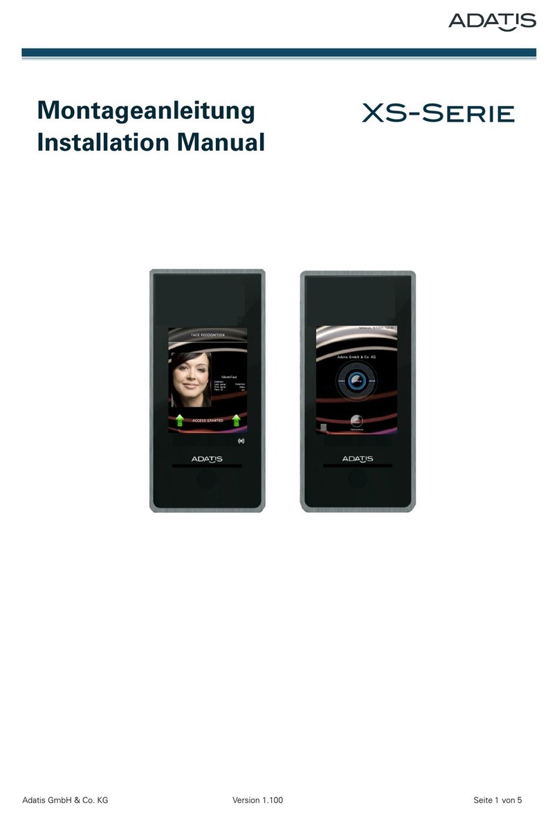 ADATIS XS Series installation manual