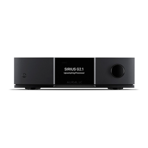 Auralic Sirius G2.1 User manual