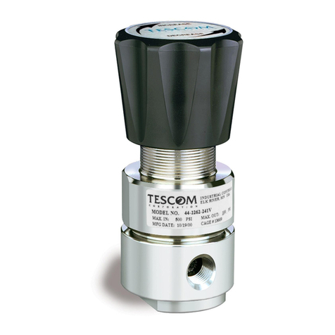 Tescom 44-2200 Series Instructions for use
