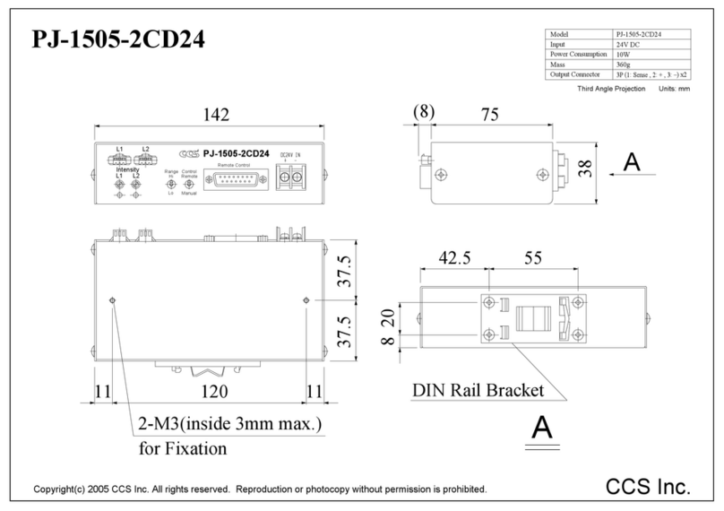 CCS HLV Series User manual