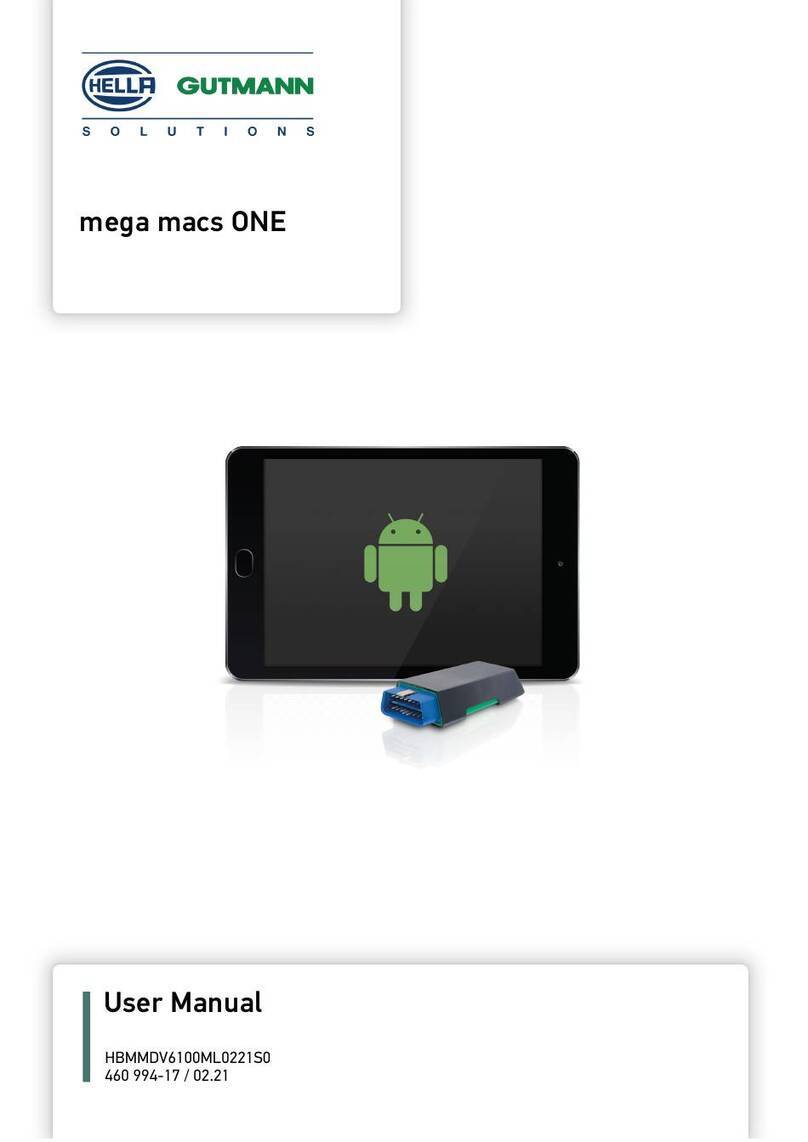 Hella Gutmann mega macs ONE user manual