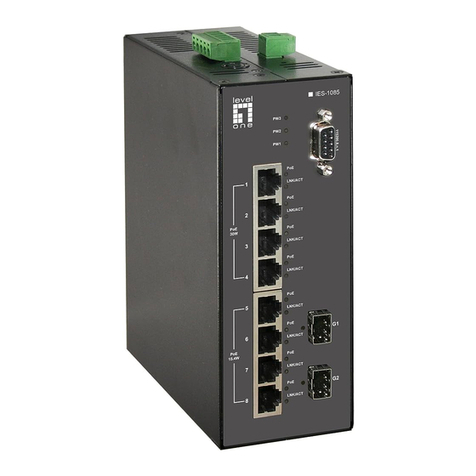 LevelOne Infinity IES-1085 Quick installation guide