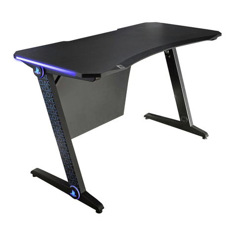 Borealis Gaming Desk Mounting instructions