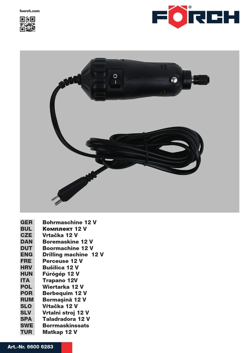 Forch 6600 6283 manual
