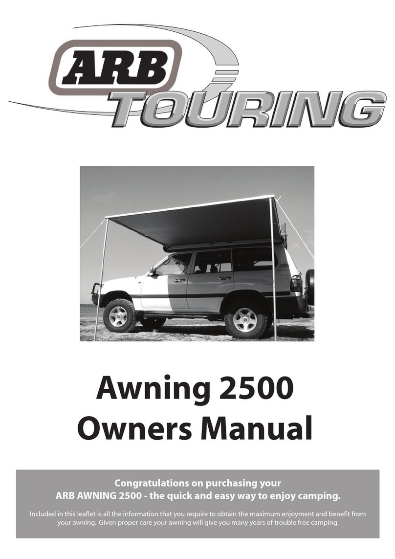 ARB Awning 2500 owner's manual