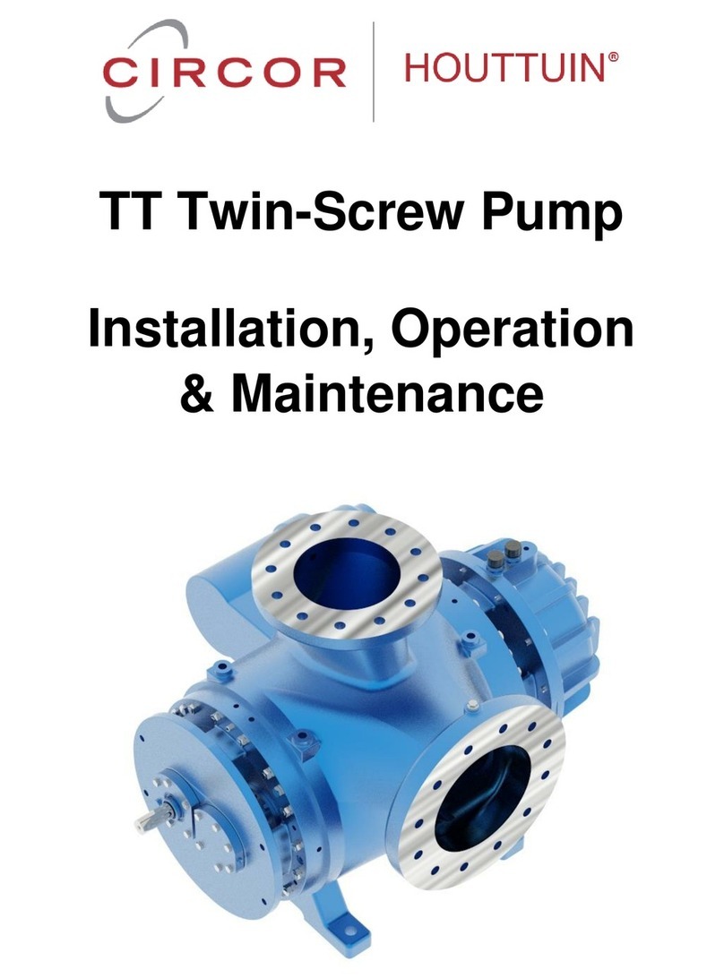 Circor HOUTTUIN TT Twin-Screw Installation, operation & maintenance manual