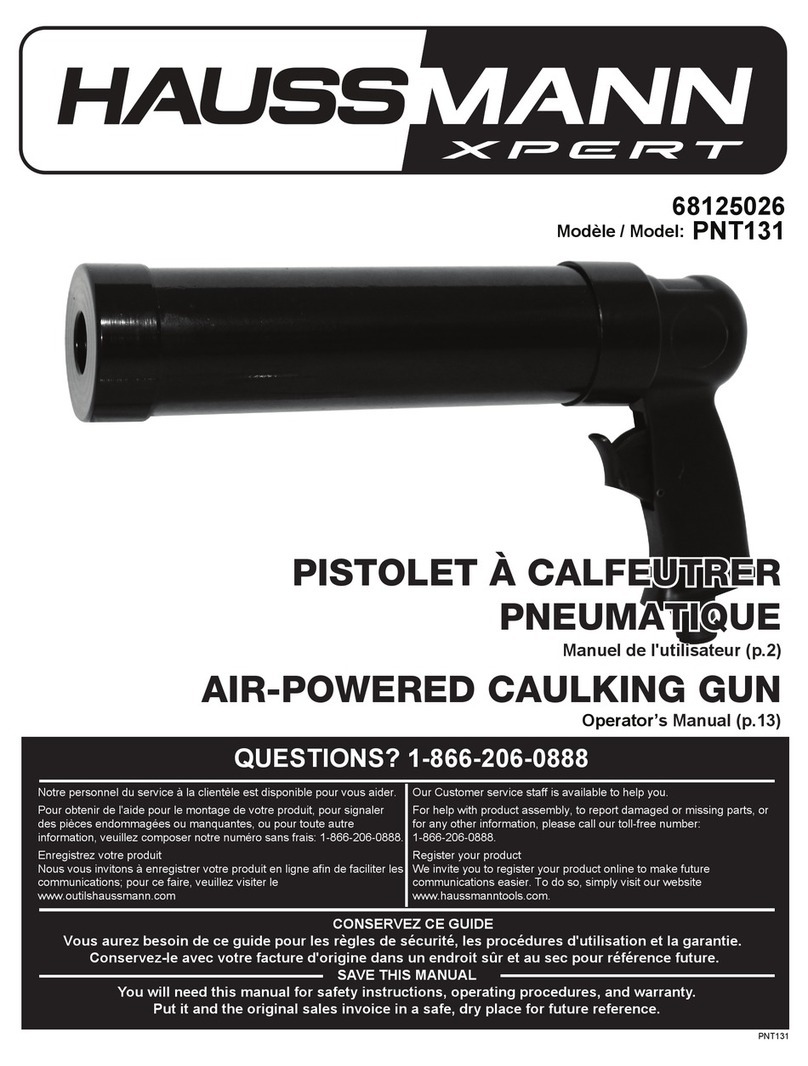 Haussmann Xpert 68125026 User manual