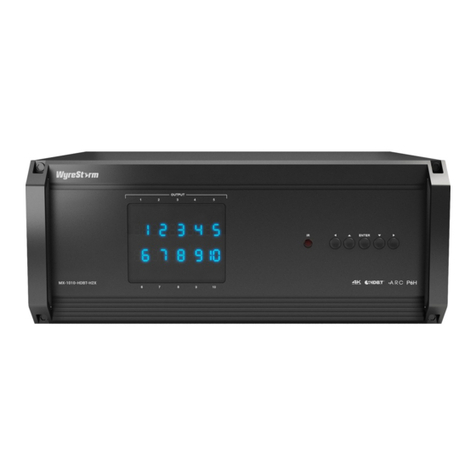 Wyrestorm MX-1010-H2XC User manual