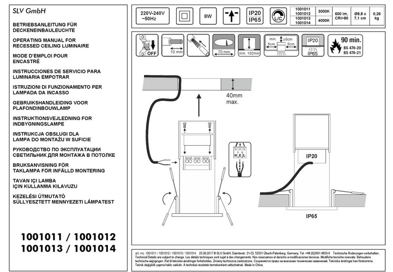 SLV 1001011 operating manual
