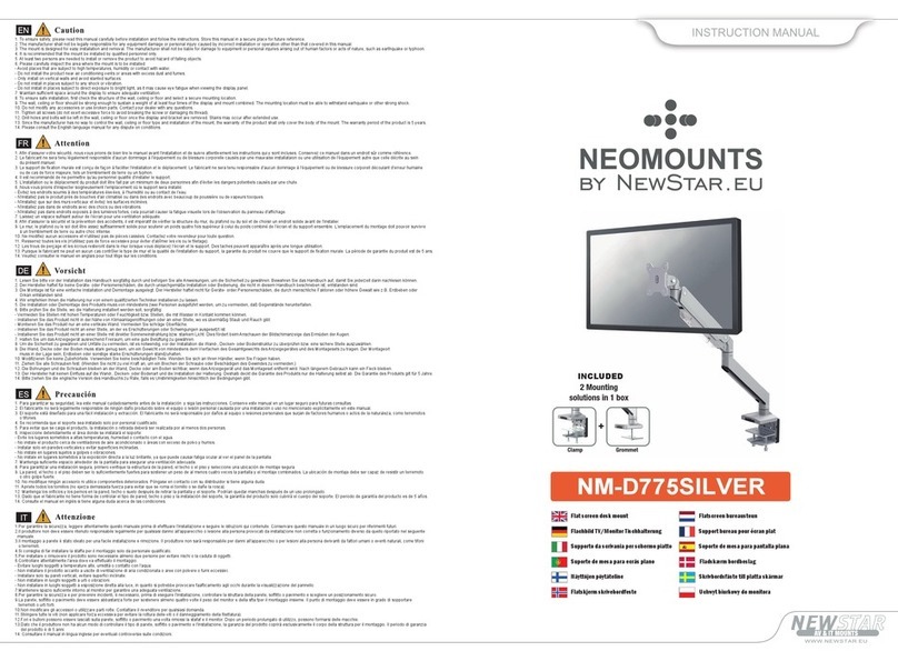 New Star NeoMounts NM-D775SILVER User manual
