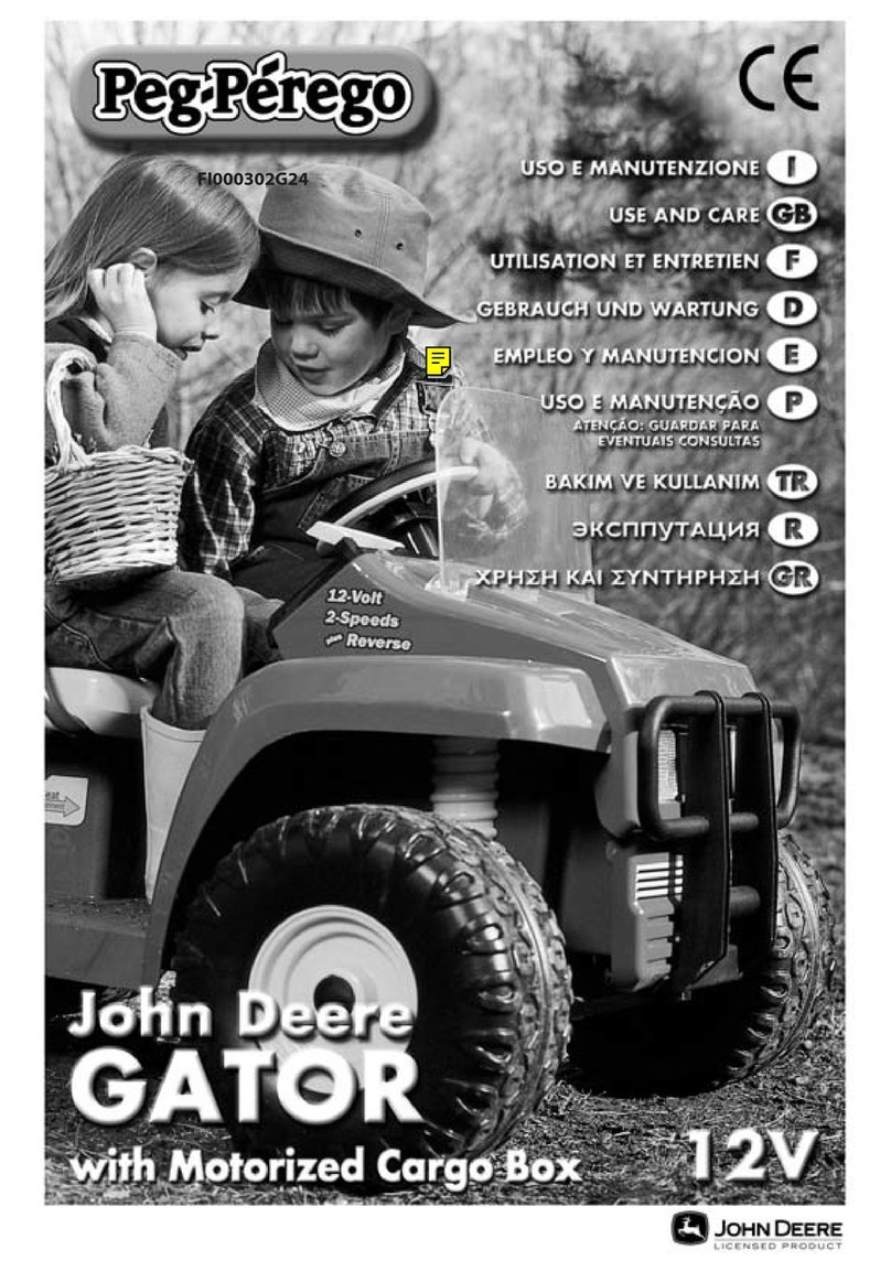 Peg-Perego John Deere GATOR Installation instructions
