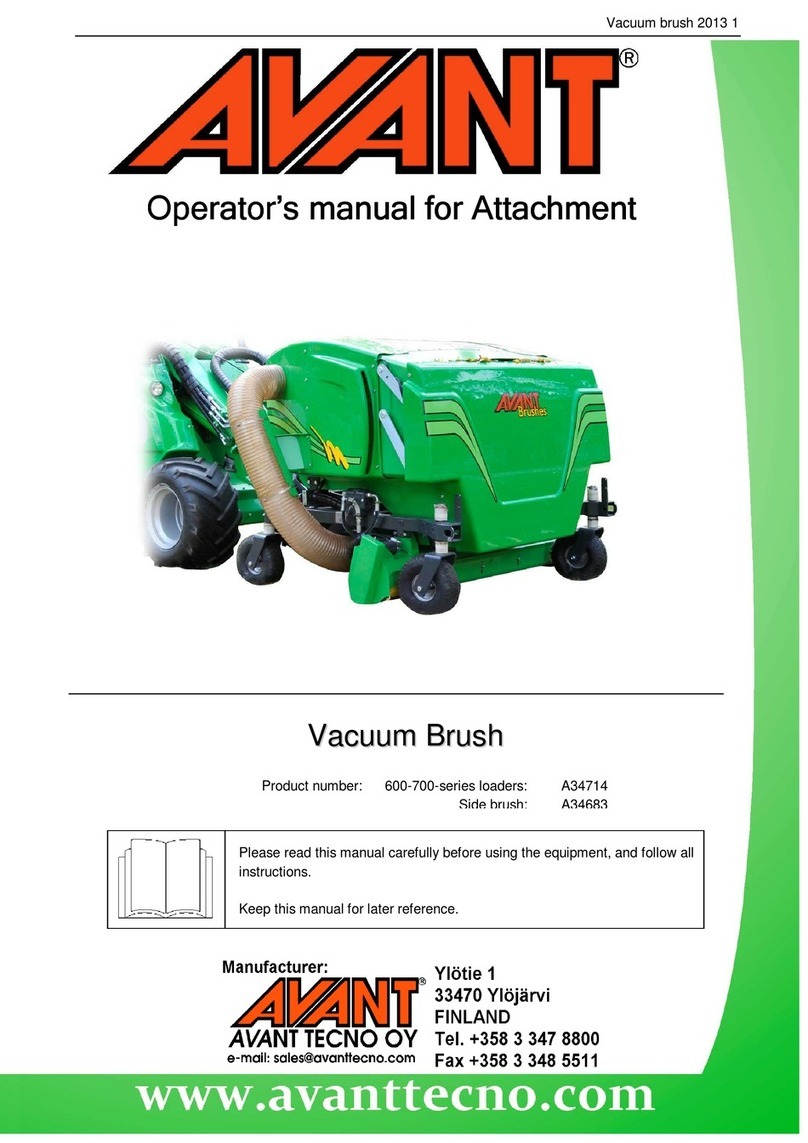 Avantco 600 Series Operator's manual for Attachment