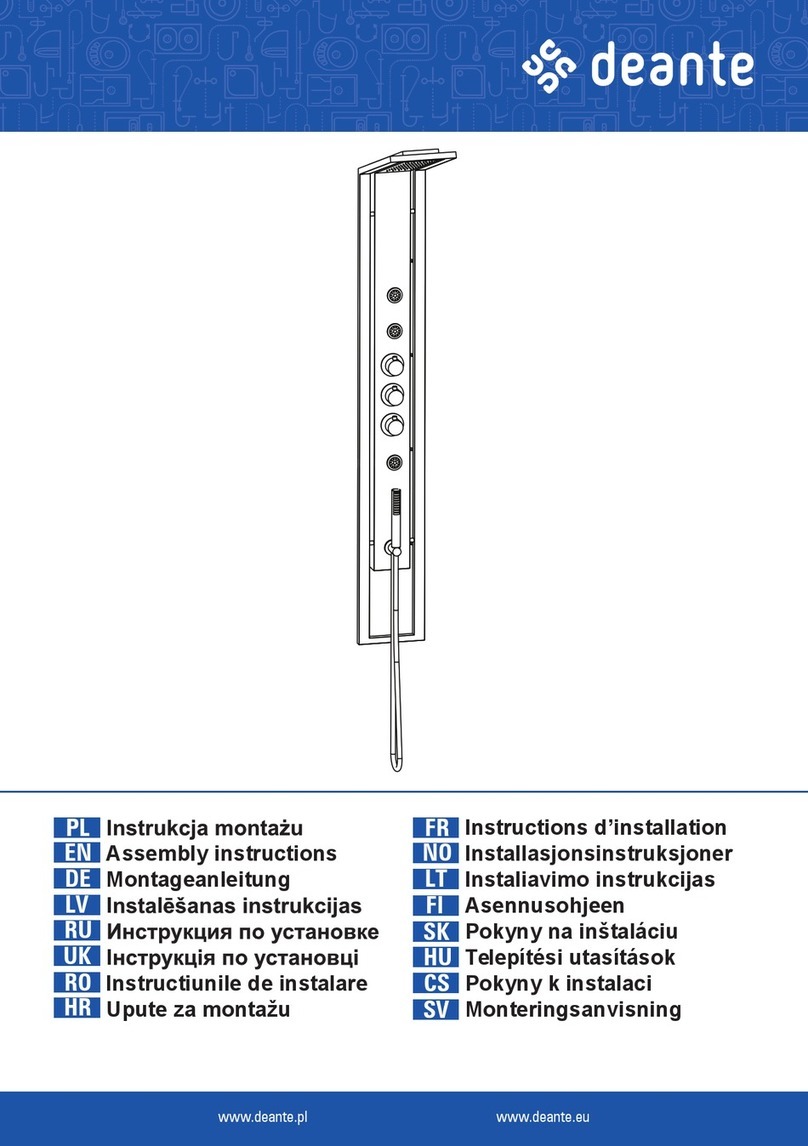deante NOS 351K Assembly instructions deante NOS 351K Assembly instructions