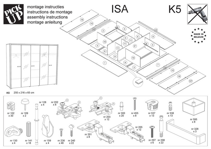 Pick Up ISA K5 Assembly instructions