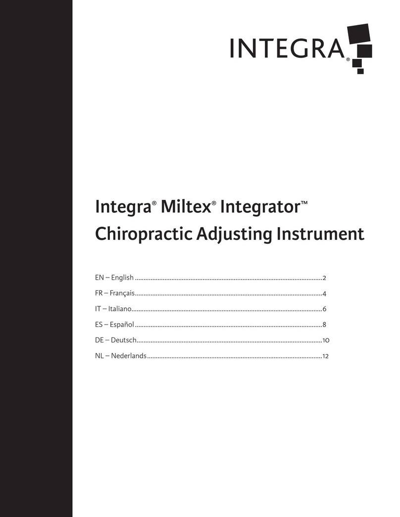 Integra Miltex Integrator User manual