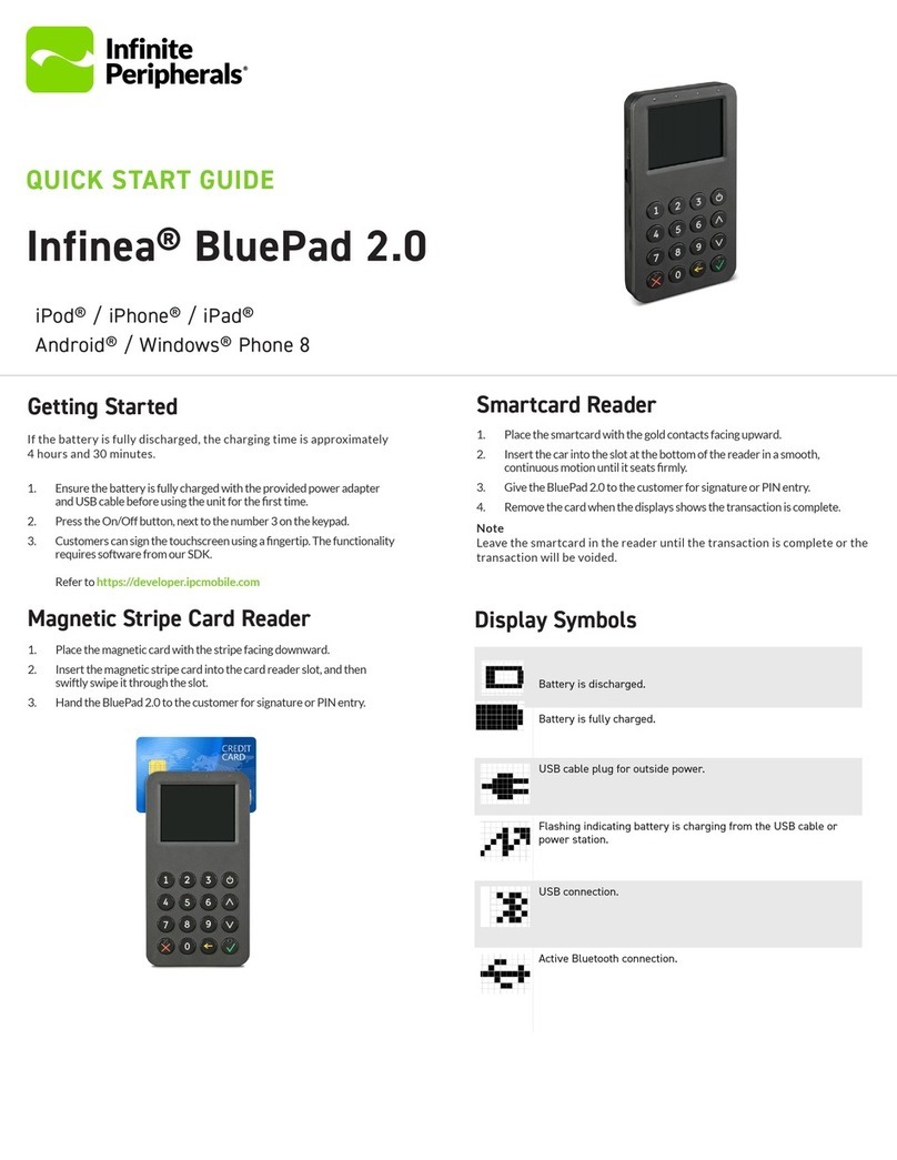 Infinite Peripherals Infinea BluePad 2.0 quick start guide