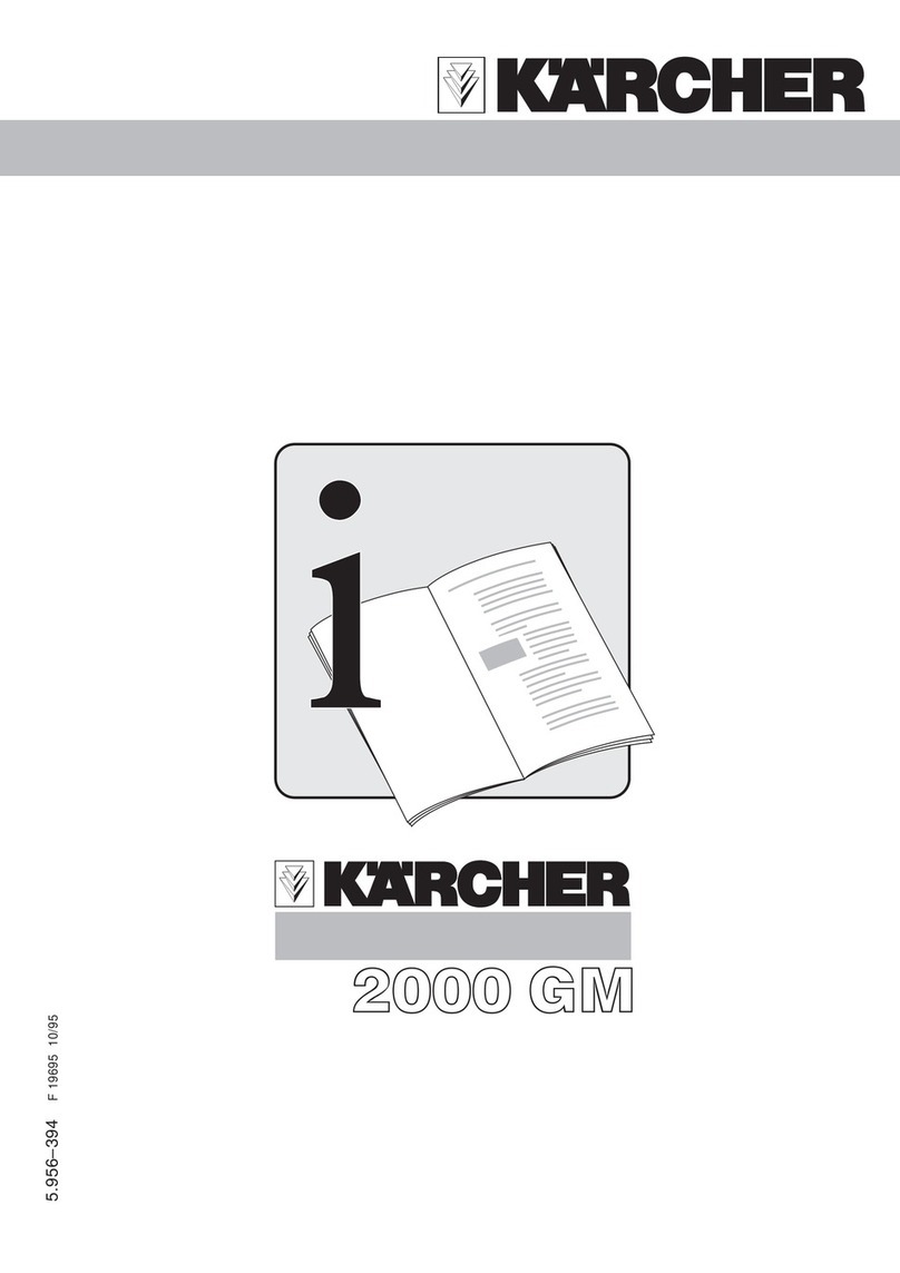 Kärcher 2000 GM User manual