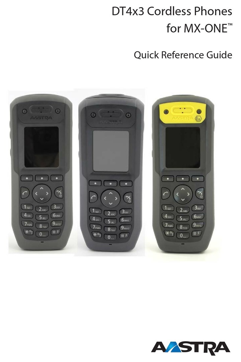 Aastra DT4 3 Series User manual