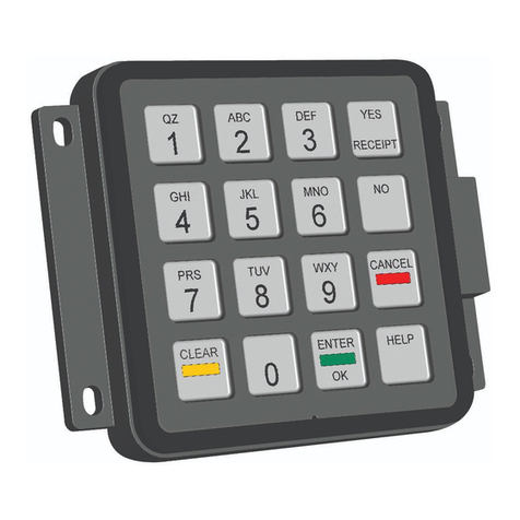 GILBARCO VEEDER-ROOT FlexPay Encrypting PIN Pad User manual