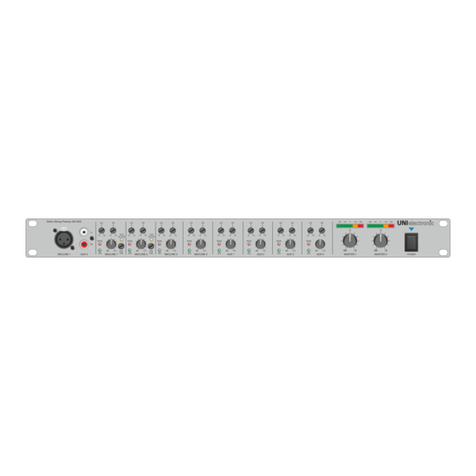 UNI electronic UM 4000 user manual