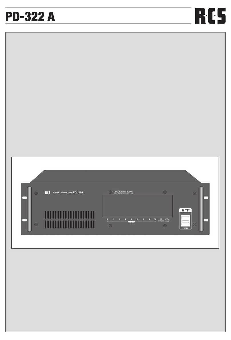 RCS PD-322 A manual