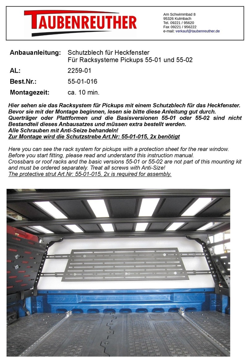 TAUBENREUTHER 55-01-016 manual