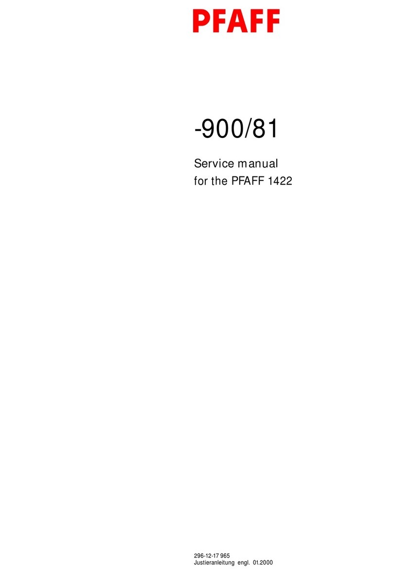 Pfaff 1422-900/81 User manual