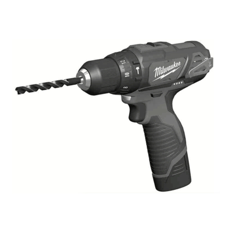 Milwaukee M12 BDD-402C User manual