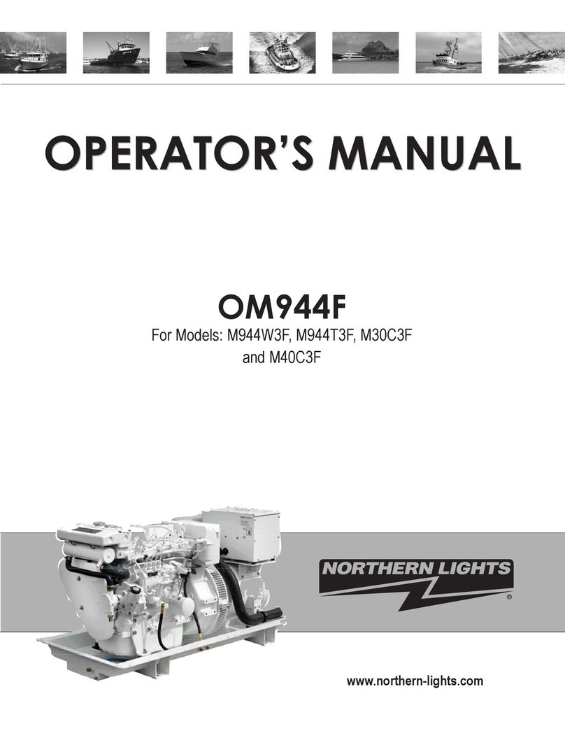 Northern Lights M944W3F Operator's manual