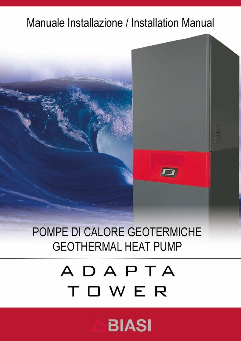 Biasi ADAPTA TOWER installation manual Biasi ADAPTA TOWER installation manual
