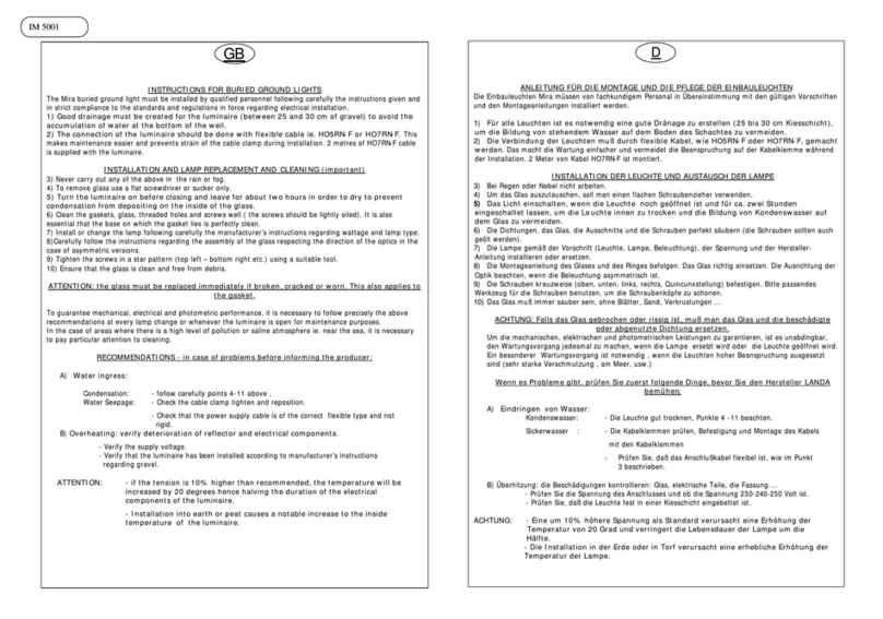 Landa Mira User manual