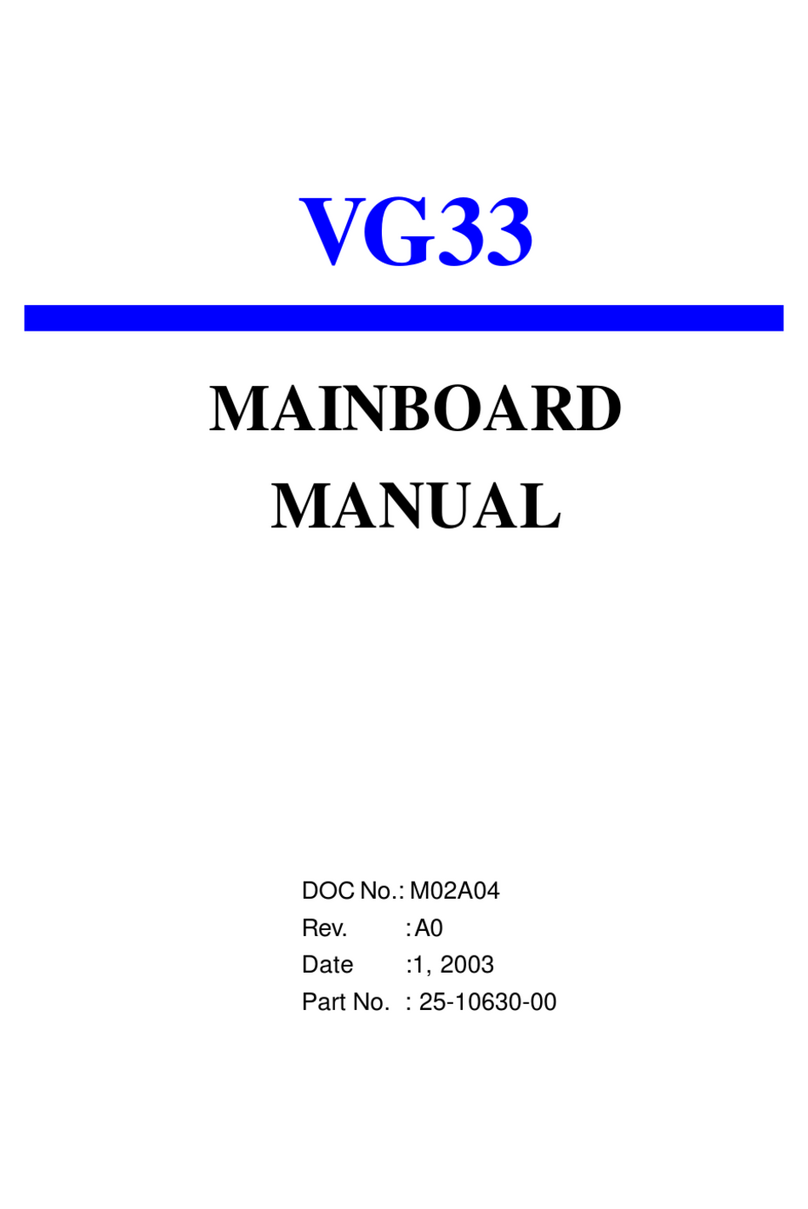 FIC 1stMainboard VG33 manual
