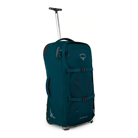 Osprey WHEELED TRAVEL PACK Series owner's manual Osprey WHEELED TRAVEL PACK Series owner's manual