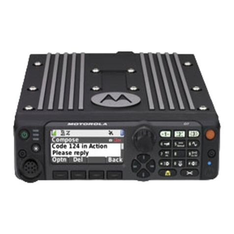 Motorola APX 7500 Use and care manual