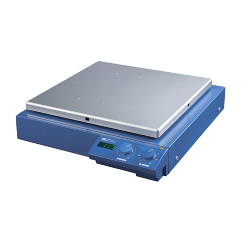 IKA KS 501 digital operating instructions