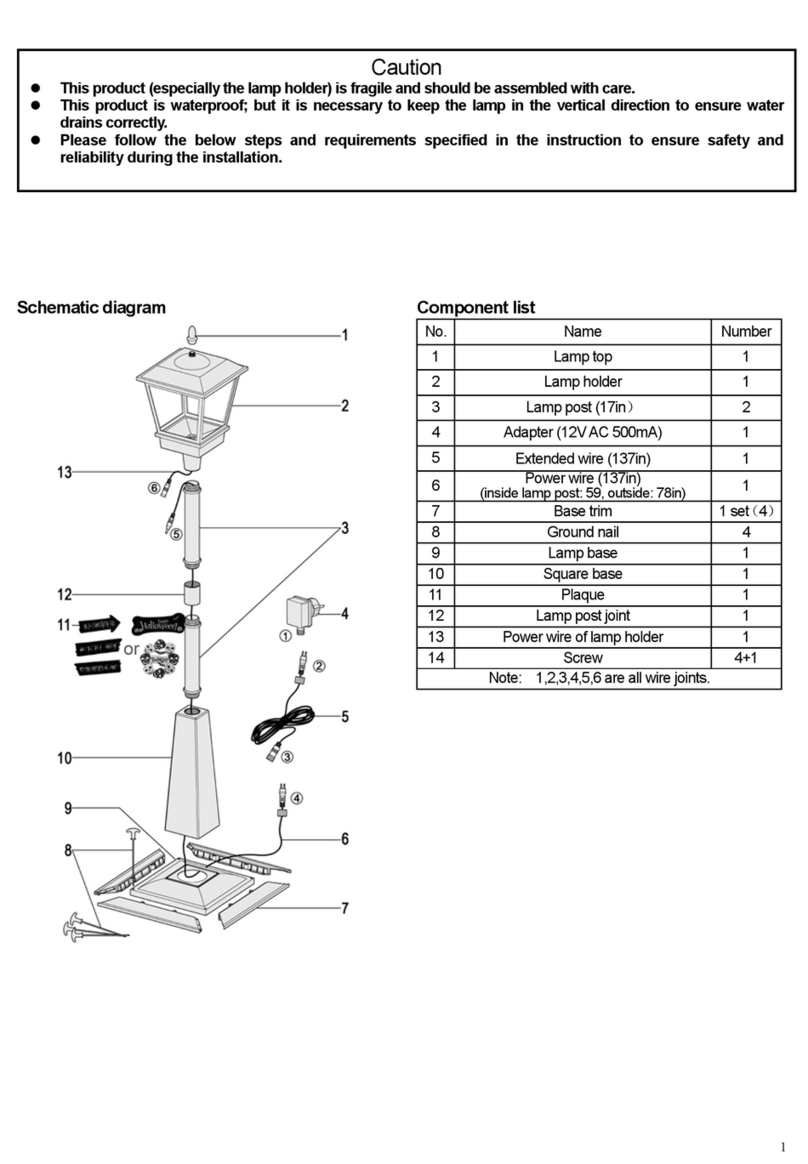 Haunted Hill Farm FSSLWT071A-BLK1 Assembly instructions
