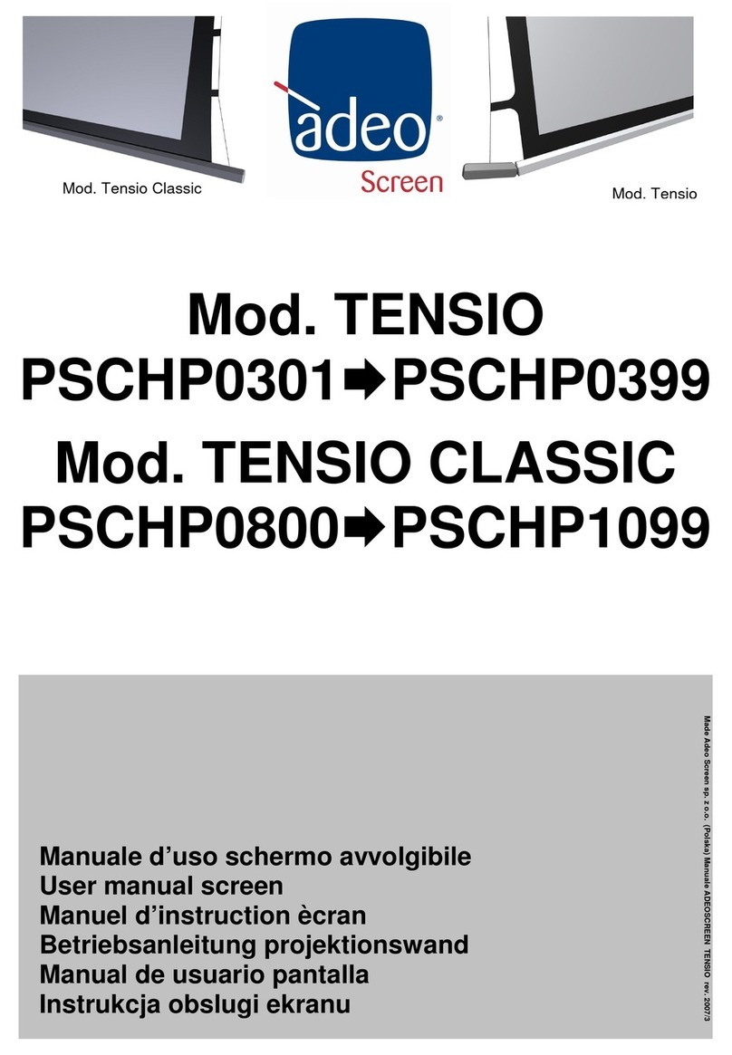 ADEO SCREEN TENSIO PSCHP0301 user manual ADEO SCREEN TENSIO PSCHP0301 user manual