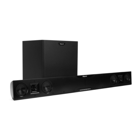 Klipsch HD THEATER SB 3 programming