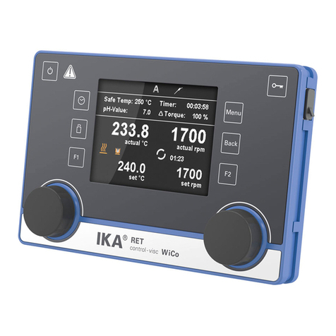 IKA WiCo RET control-visc User manual